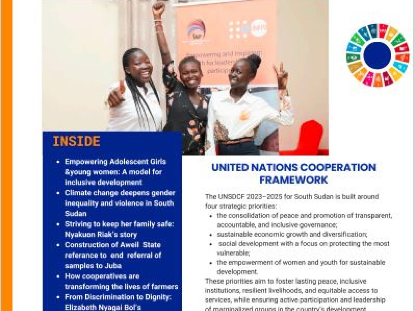 UNCT Newsletter Q1Cover page
