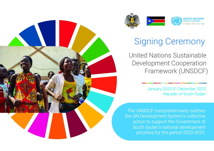 UNSDCF signing ceremony -poster