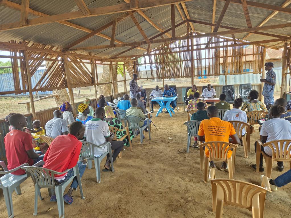 Participants at a Community Policing Training