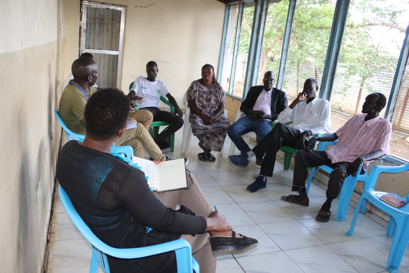 Participants at the FGD session in Malakal