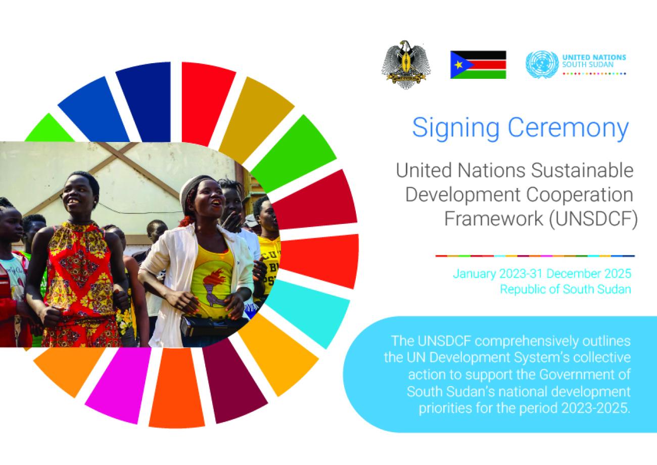 UNSDCF signing ceremony -poster