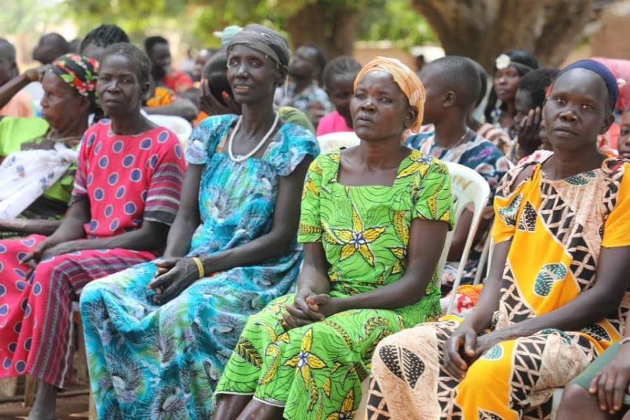  Some of the participants at the Women day celebration in Mundri, Western Equatoria State, Republic of South Sudan