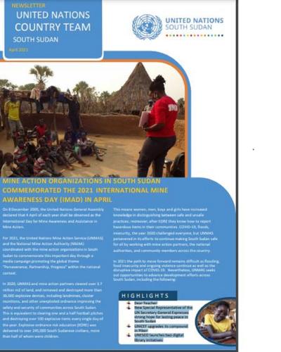 UNCT Newsletter, April Edition