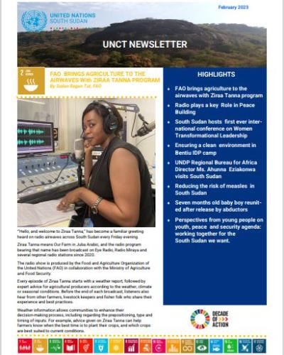 UNCT Newsletter, February 2023 edition