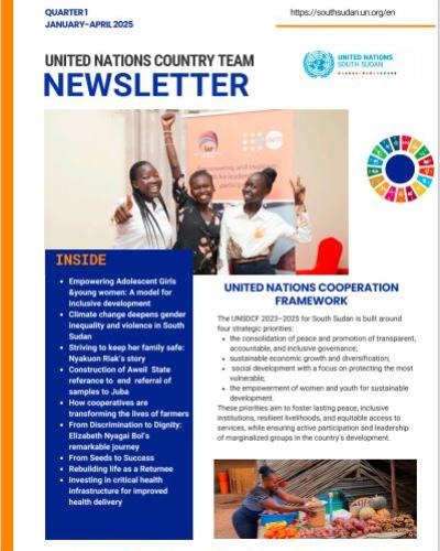 UNCT Newsletter Q1Cover page
