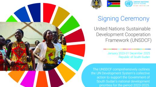 UNSDCF signing ceremony -poster
