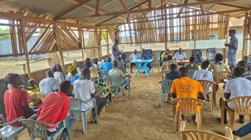 Participants at a Community Policing Training