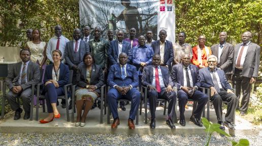 Participants at a Community Policing Training